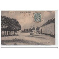 SERY : la place et l'église - état