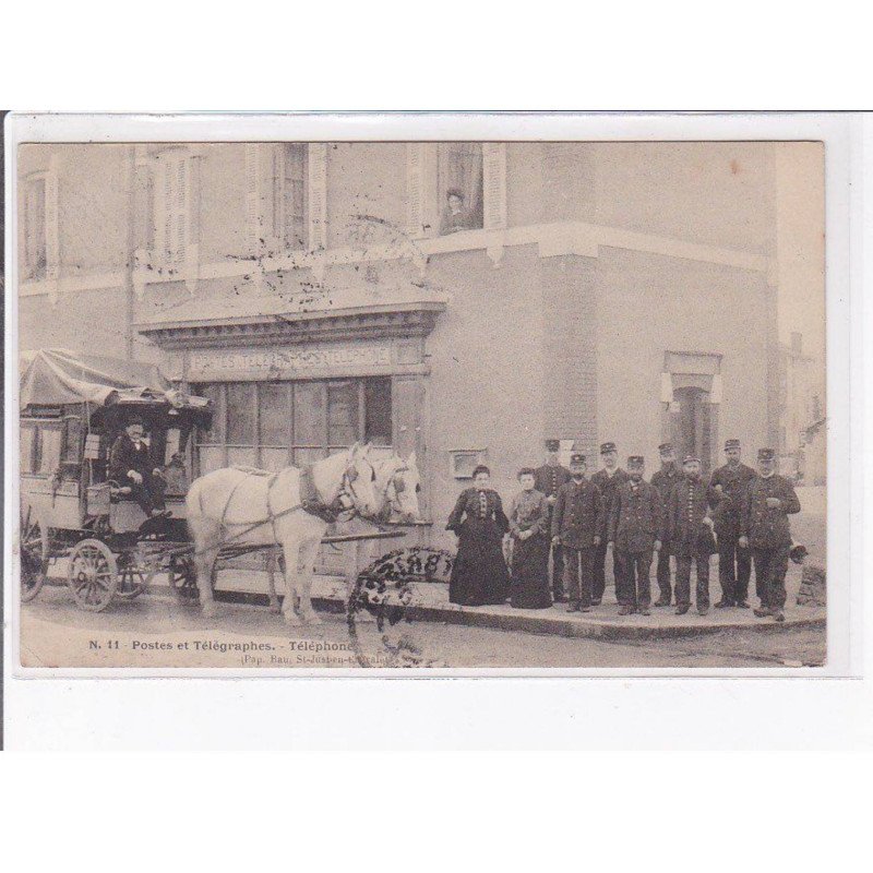 SAINT JUST EN CHEVALET - Postes et télégraphes - état