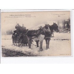 LE PUY EN VELAY - l'Hiver dans les hautes-Cévennes - Un courrier de la montagne arrivant en traineau - très bon état