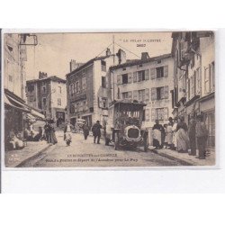 LE MONASTIER SUR GAZEILLE - Rue du Pontet et départ de l'autobus pour le Puy - très bon état