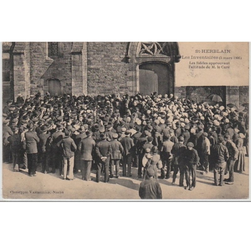 SAINT HERBLAIN : les inventaires en 1906 - très bon état