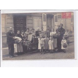 Carte photo d'un marchand ambulant à localiser (cachet ambulant de Reims à Epernay)  - très bon état