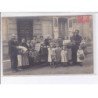 Carte photo d'un marchand ambulant à localiser (cachet ambulant de Reims à Epernay)  - très bon état