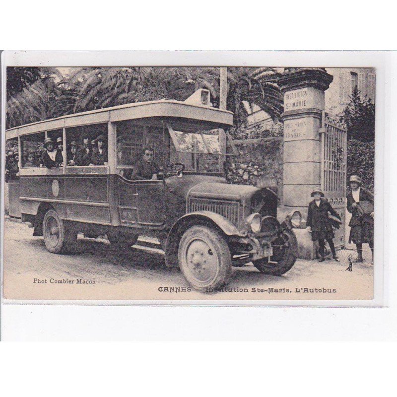 CANNES - Institution Ste Marie - l'autobus - combier - très bon état