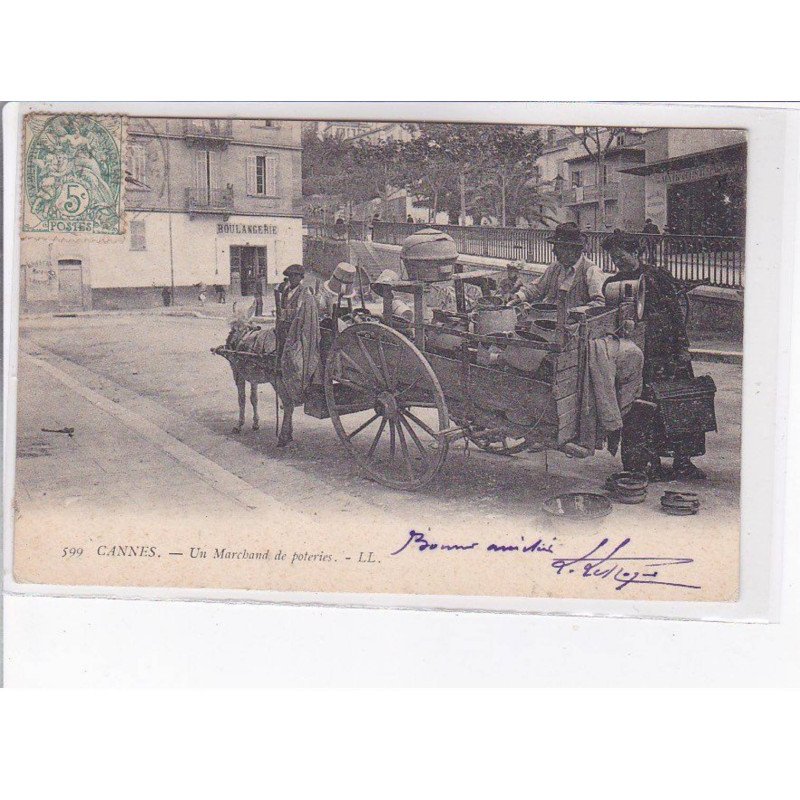 CANNES - Un marchand de poterie - très bon état