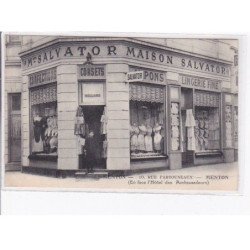 MENTON - 10, rue Partouneaux - En face de l'hôtel des embassadeurs - très bon état