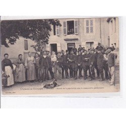 VIVIERS - Evènements viticoles - Accord de la population avec la troupe et la Gendarmerie - très bon état