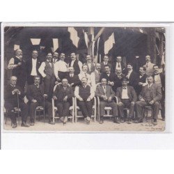 COGNAC - Carte - photo -Groupe d'homme - état