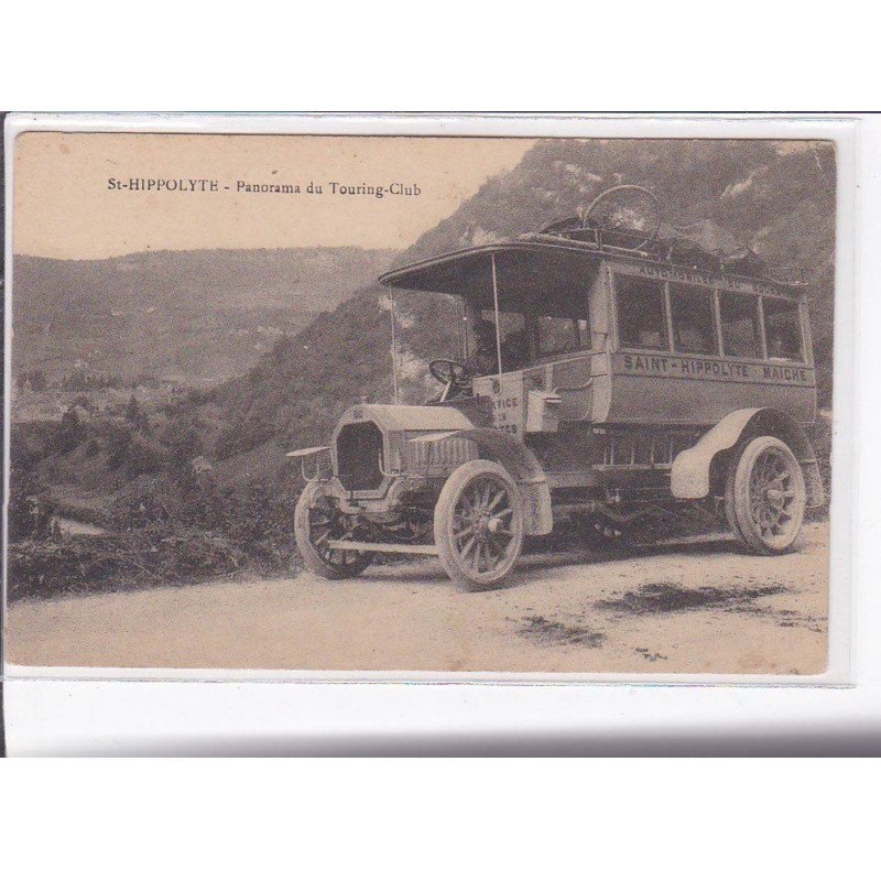 SAINT-HIPPOLYTE - Panorama du Touring-Club - Autobus - état