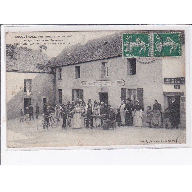 LOCQUENOLE - près Morlaix - AU rendez-vous des touristes chez Kerlirzin, Buraliste - Restaurateur - état
