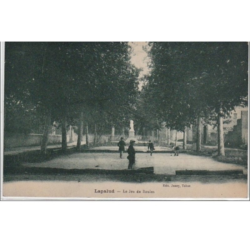 LAPALUD : le jeu de boules - très bon état