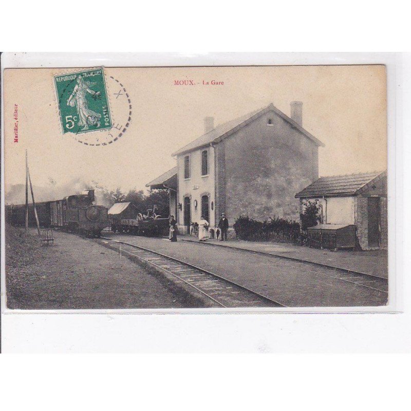MOUX - La gare - état