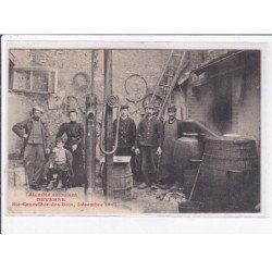 SAINTE GENEVIEVE DES BOIS : alambic ambulant Deverne en décembre 1907 (alcool) - très bon état