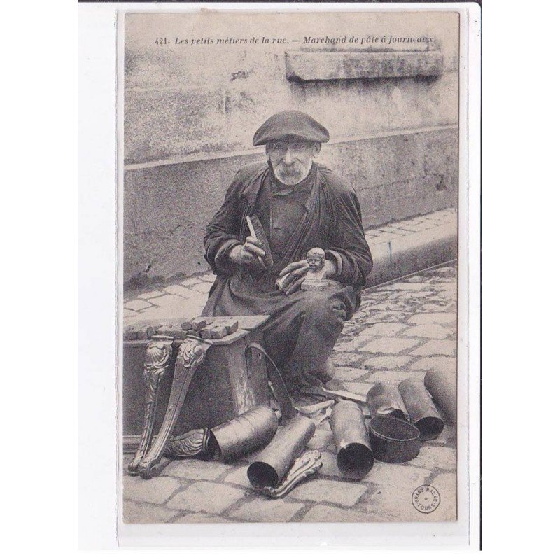 TOURS : les petits métiers de la rue - marchand de pate à fourneaux - très bon état