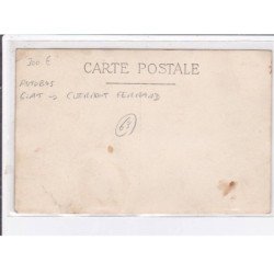 Carte photo d'un autobus de la ligen GIAT - le camp de la Fontaine du Berger, hôtel de la station - très bon état