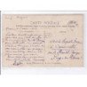 RUOMS : carte photo du bureau de tabac et vendeur de cartes postales en 1905 - très bon état