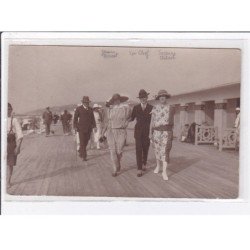 DEAUVILLE : carte photo du bijoutier Van Cleef - état (pliée)