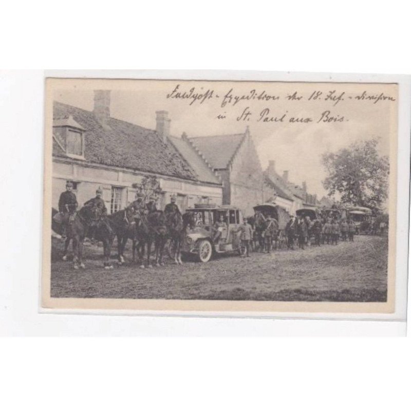 SAINT PAUL AUX BOIS - militaires - très bon état