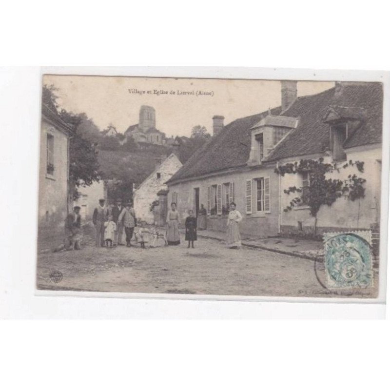 LIERVAL - village et église - très bon état