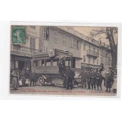 BARCELONNETTE - service automobile de la gare de prunières - l'arrivée - très bon état