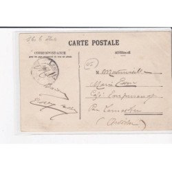 AUX CLAVIERES - village frontière - groupe de douaniers italiens venant de visiter le courrier français - état