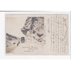 BARREME - carte photo d' une Automobile - très bon état