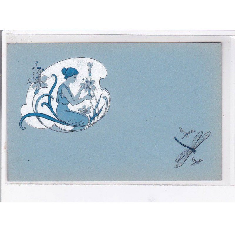 KIRCHNER Raphaël ? :  "carte postale gaufrée" - très bon état