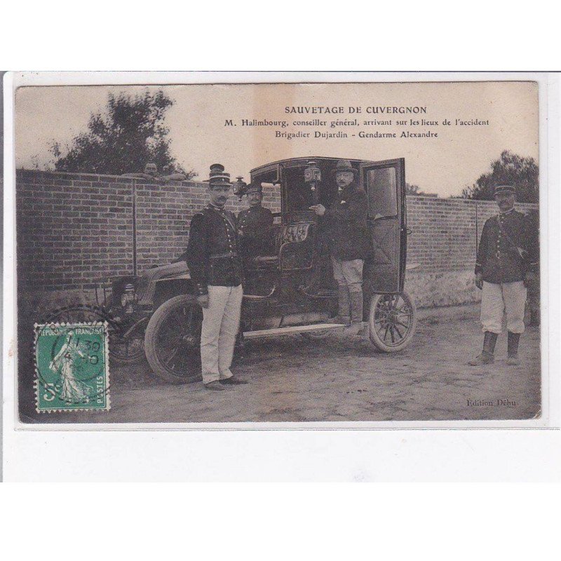 Sauvetage de Cuvergnon - Autographe - état