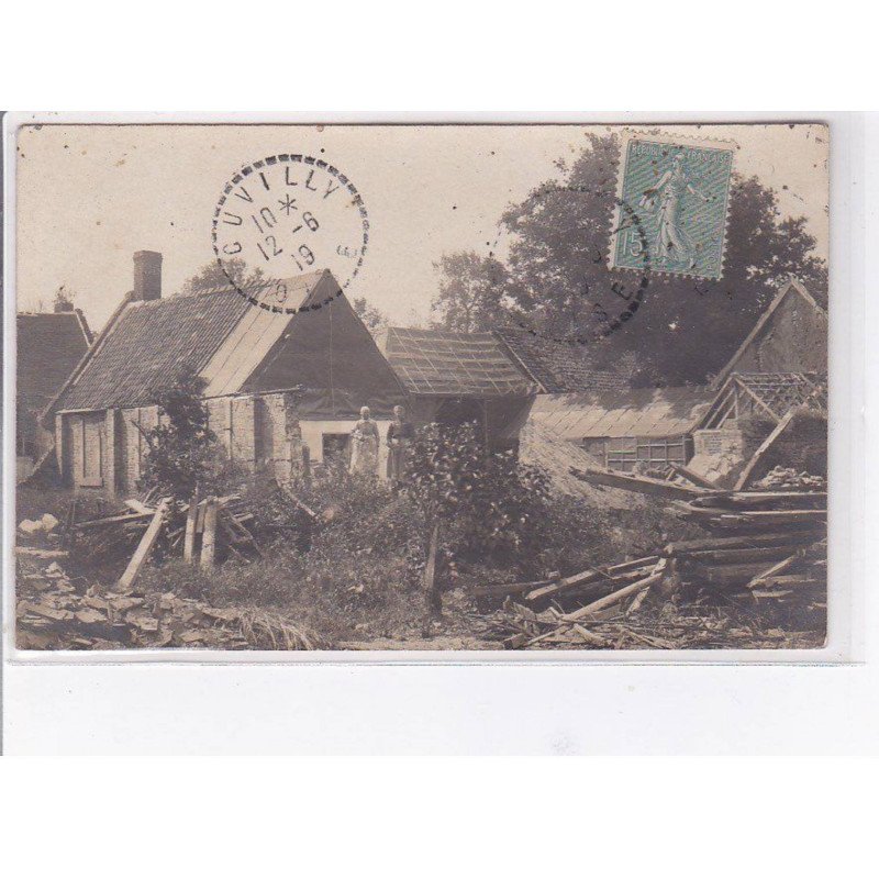 CUVILLY - Carte-Photo - Ruines - Très bon état