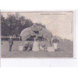 CHANTILLY - Cirque Pinder - Les Elephnants acrobates - état