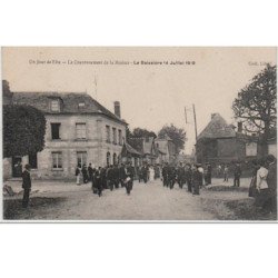 LA BOISSIERE : le couronnement de la Rosière le 14 juillet 1919 - très bon état