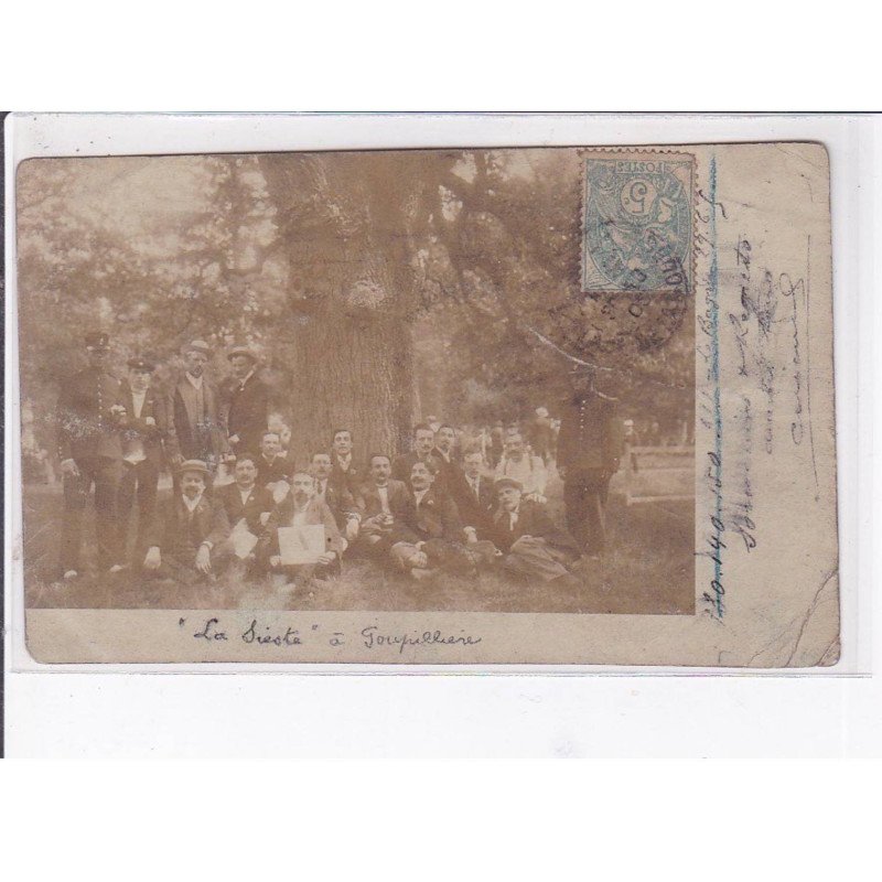 GOUPILLIERE - carte - photo - la sieste -  état