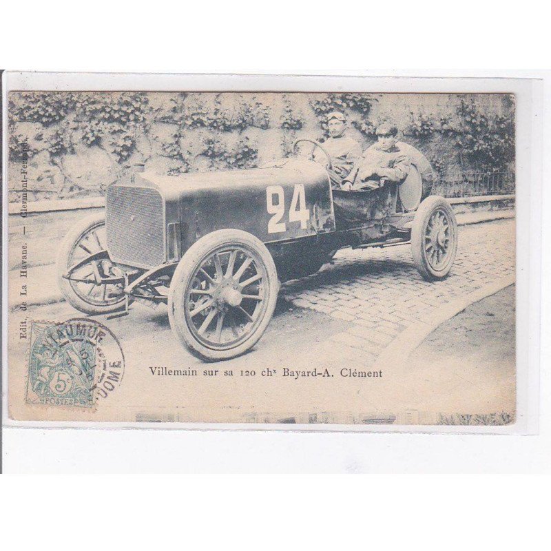 Villemain sur sa 120 ch Bayard-A. Clément  - état