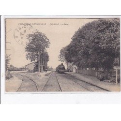 CHIGNAT - La gare - Facteur - Très bon état