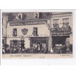 LA CHARTRE SUR LE LOIR - Hôtel Champion - Très bon état