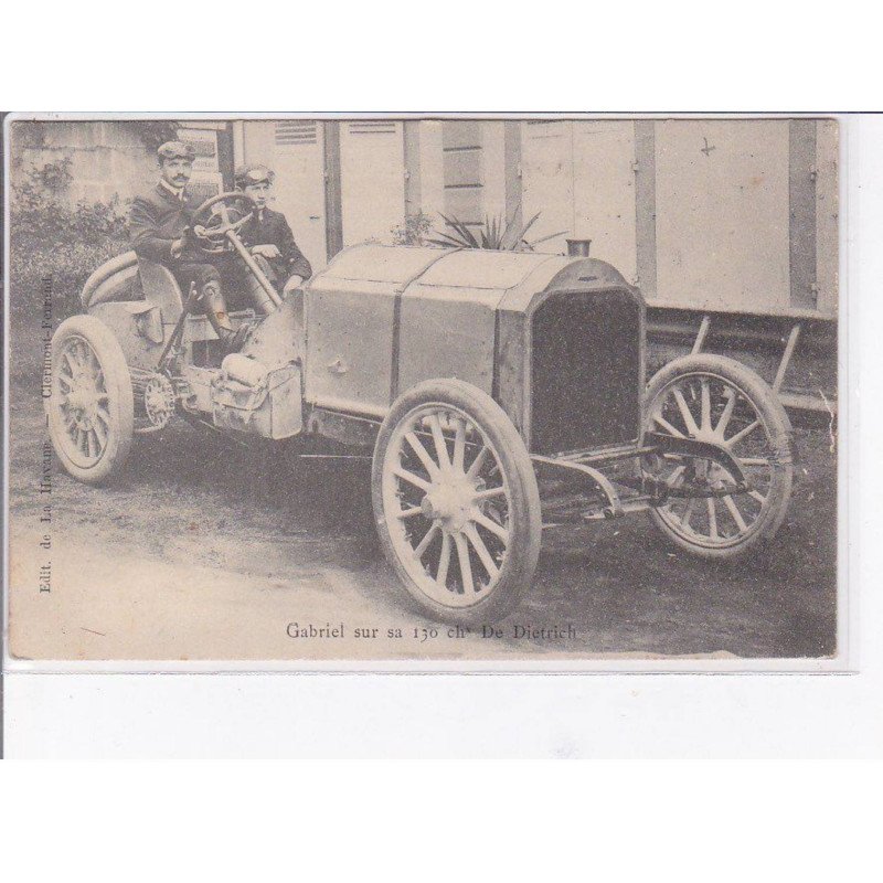 Gabriel sur sa 130 ch de Dietrich - très bon état
