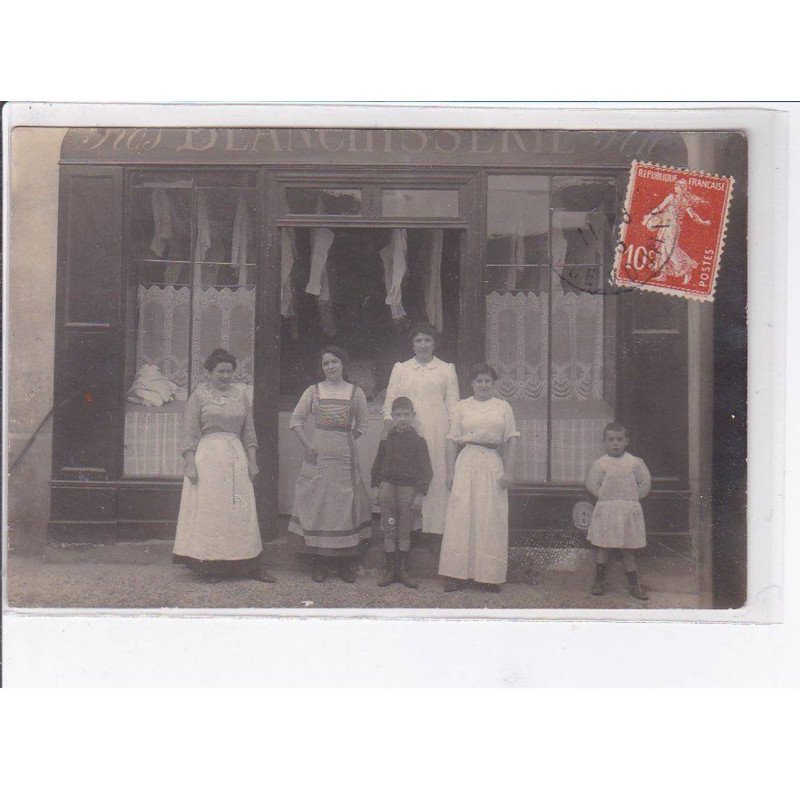 PARIS - Blanchisserie - carte - photo - Très bon état