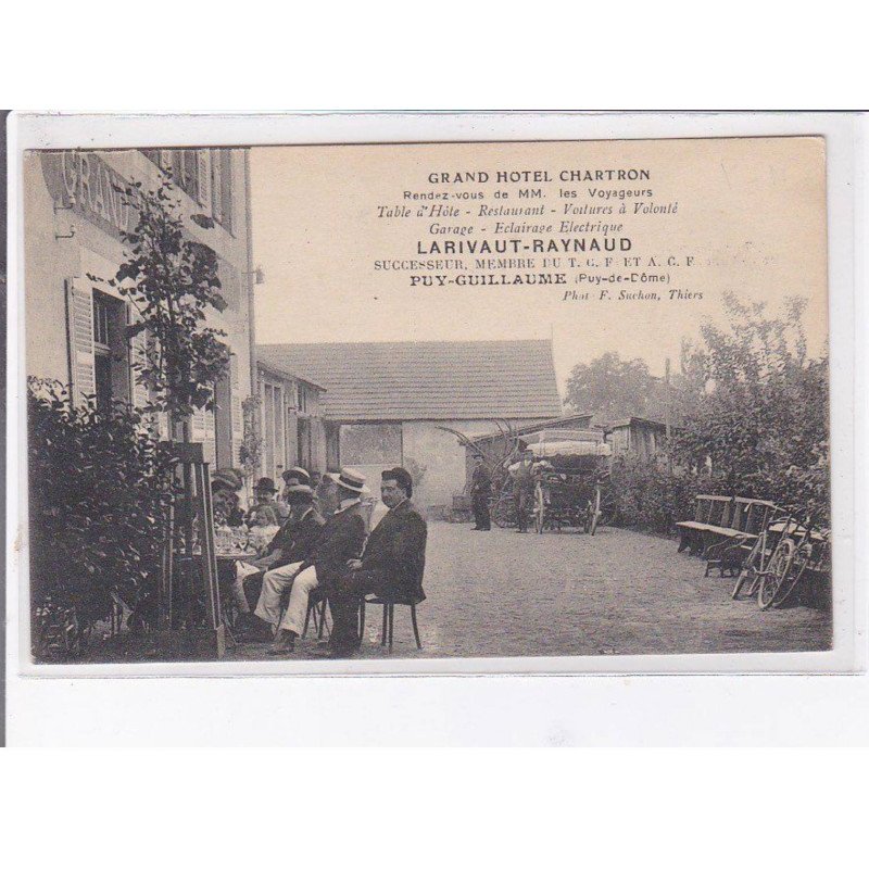 PUY GUILLAUME - Grand Hôtel Chartron - Très bon état