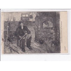 MEULERS - Le Bourricher, par Jean Danguy - peintre - Très bon état