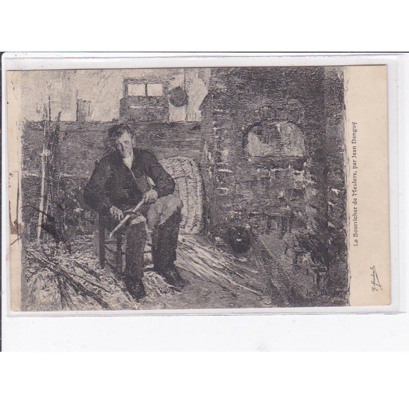 MEULERS - Le Bourricher, par Jean Danguy - peintre - Très bon état