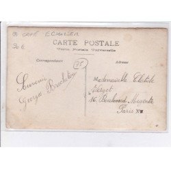 PARIS - Café Echalier - carte - photo ( vins au 157 rue St Honoré)  - Très bon état
