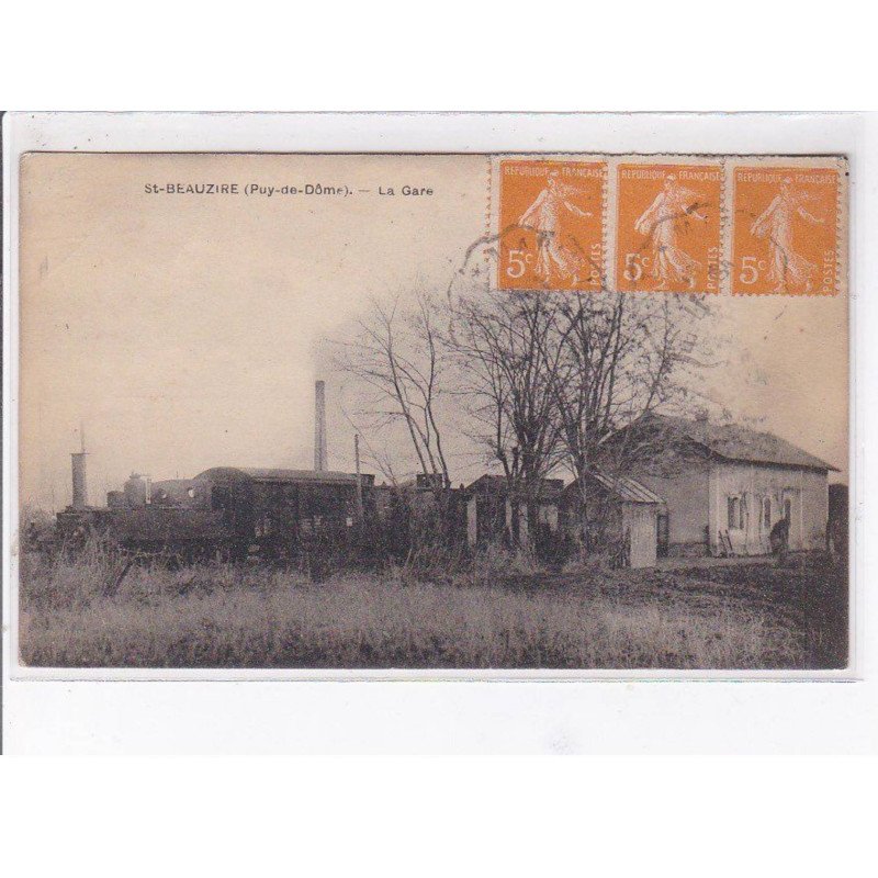 SAINT BEAUZIRE - La gare -  état