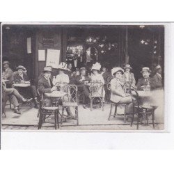 DIEPPE :  carte - photo - Café d'Albert Gilles - Très bon état