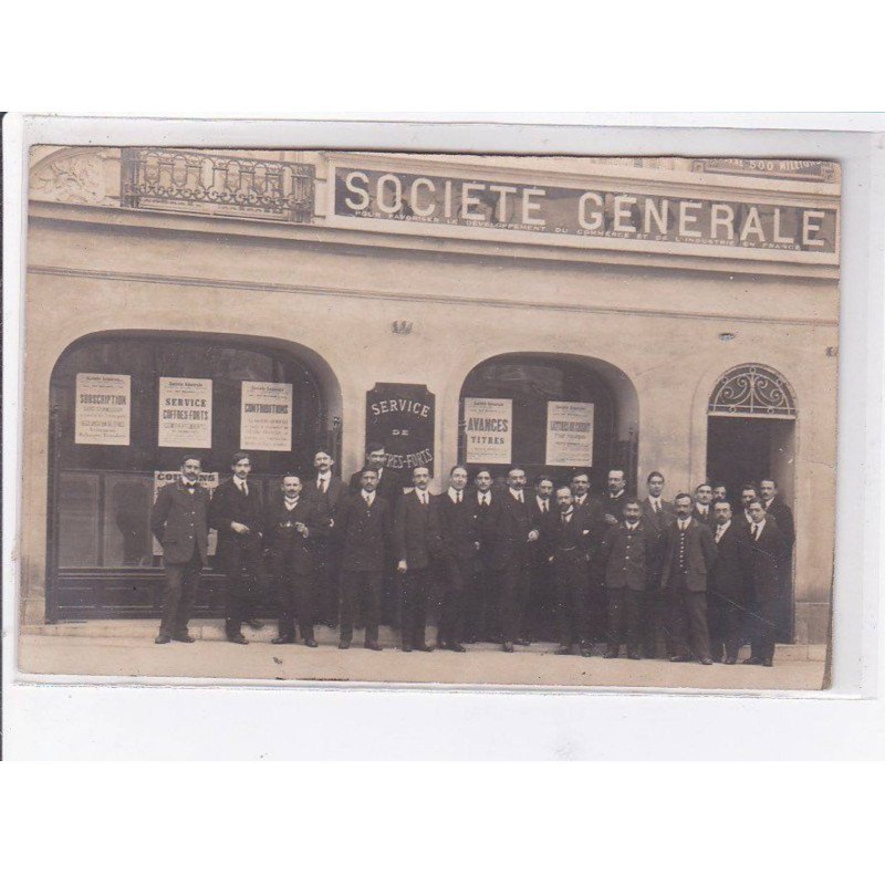 PARIS - carte - photo - Société Générale - Très bon état