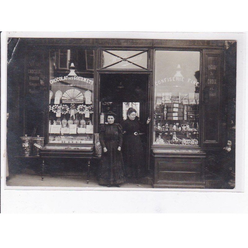PARIS - carte - photo - Confiseur - Reynaud - 4 rue de Jouy - état