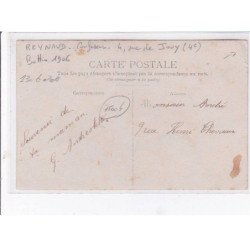 PARIS - carte - photo - Confiseur - Reynaud - 4 rue de Jouy - état