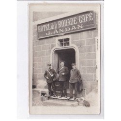 CLERMONT-FERRAND - carte - photo - Hôtel de la Rodade - Café J. Andan - Très bon état