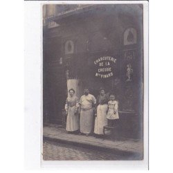 PARIS - carte - photo - Pinard - Charcutier - 37 rue Saint louis en l'Ile - Très bon état