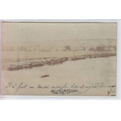 CHARLY - bateaux, paysage (batellerie - canal) - très bon état