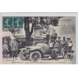 BARCELONNETTE - place manuel MM. les rédacteurs du journal "lou troumpétaire", voiture - très bon état